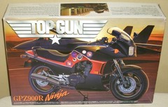Kawasaki GPZ 900 R NINJA TOP GUN Ver 1/12 Plastic Model Kit Aoshima NIB Rare