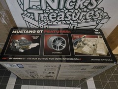 AMT 1997 Ford Mustang GT 50 Years 1/25 Scale Plastic Model By Round2 AMT864/12