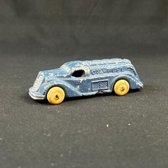 Vintage 1930s Oil & Fuel Tanker Truck Lead Slush Cast Toy Car