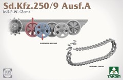 TAKOM 2213 1/35 Scale Sd.Kfz.250/9 Ausf.A Ie.S.P.W. (2cm) Assembly Model kit