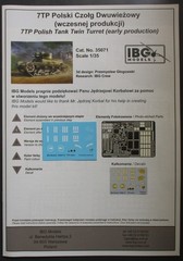 IBG 1/35th Scale Polish 7TP Tank – Decals from Kit No. 35071