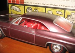 AMT 1966 Chevy Impala SS HT 3-in-1 Kit #6726 Stock Survivor Nice Built in Box 66