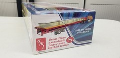 AMT 1:25 Great Dane Extendable Heavy Duty Flatbed Trailer Model Sealed New BB3
