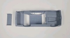 ABS-LIKE RESIN 3D PRINTED 1/25 1968 NOVA PROCHARGER BODY WITH COWL HOOD AND WING