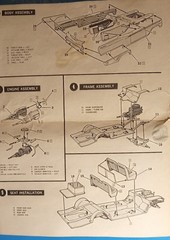 59 FORD GALAXIE SKYLINER – TRUNK BOX – REVELL 7162 – MODEL CAR KIT PARTS LOT