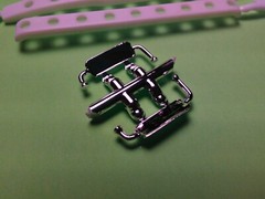 AMT882 1953 Ford F-100 Pickup Truck 1/25 Custom Bumper Chrome Trailer Mirrors