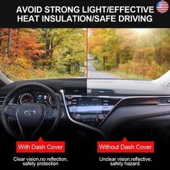 Dashboard Cover Dash Cover Mat Pad Carpet Custom Fit for Ford Fusion 2006 2007