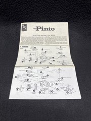 AMT ’75 Ford Pinto T465 Instructions Original Manual Model 1974