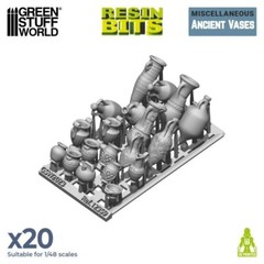 3D printed set – Ancient Vases – Sigmar Decor Modelling Wargames Battlefield