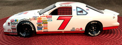 MONOGRAM 1/24 AK T-BIRD STOCK CAR FACTORY BUILT UP STUDIO BOX ART DISPLAY MODEL