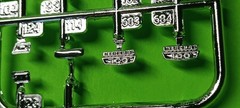 Mirrors Wipers Emblems 1970 Ford F150 1/25 Bumpers Chrome Detail Model Parts