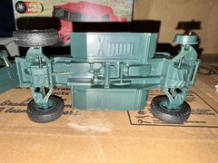 Incomplete Vintage Revell Snaptite Hummer Model Kit – Damaged Body