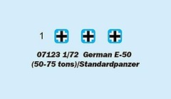 Trumpeter German E-50 (50-75 Tons)/Standard Panzer Armor Model Kit Various