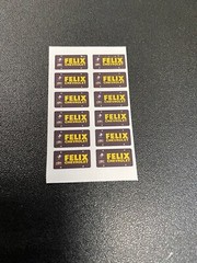 Detail Media Black Felix License Plates, Model Car, 1/24,1/25 ,Lowrider ,FELIX1