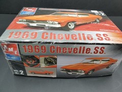 🔥😎1969 CHEVROLET CHEVELLE SS MODEL KIT AMT ERTL 1/25 SCALE Kit # 31792-1HD🔥😎