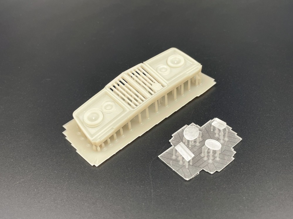 Jeep Gladiator J-Series 1962-1987 3D-Printed Grille for 1:24 Revell Model Kit