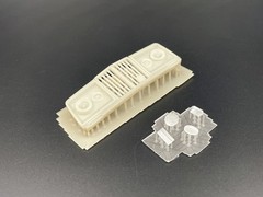 Jeep Gladiator J-Series 1962-1987 3D-Printed Grille for 1:24 Revell Model Kit