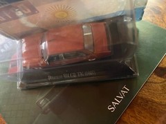 INOLVIDABLES PEUGEOT 504 GR TN 1985 SCALE DIECAST MODEL 1:43 BROCHURE & BUBBLE