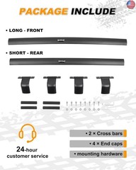Snailfly 220 LBS Cross Bars Fit for Chevrolet Chevy Trailblazer 2021-2026 Roof