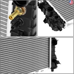 DNA Motoring OEM-RA-2307 OE Style Bolt-On Aluminum Radiator Compatible with
