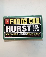 Hurst Hemi Under Glass Barracuda Drag Car Super Boss Funny car 1/25 AMT