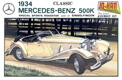Jo-Han 1934 Mercedes-Benz 500K Special Sports Roadster 1:25 Model Kit GC-234 NEW