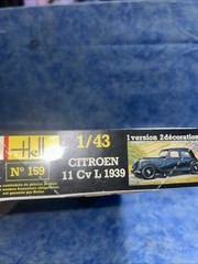 Heller 1/43 Citroen 11CV L1939 Car Racing Sport Model 159 SIB