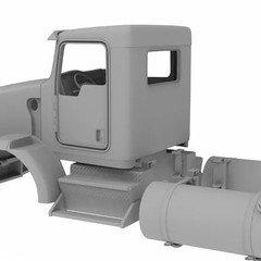 1/25th 3d printed Kenworth T800 day cab kit by Alpha Centauri see details
