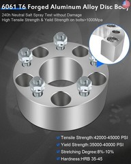 ECCPP 4PCS 5 Lug Wheel Spacers 2.5 inch 5×4.75 to 5×4.75 W/O Lip fit for