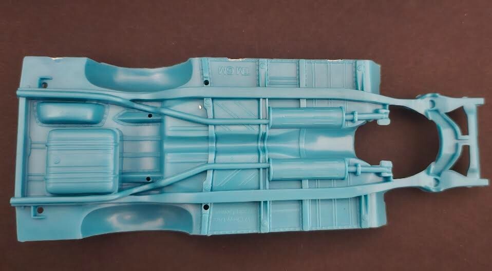AMT 1/25 1957 Chevy Bel-Air Model Kit CHASSIS PARTS