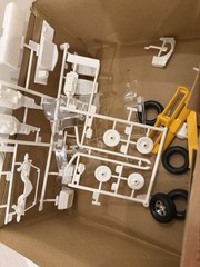 Revell 1:24 1968 Pontiac GTO Street Machine Kit Partially Built As Is Parts