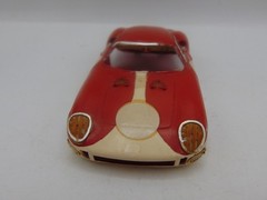 Vintage Model Car Plastic 5 ” Long Built 1960’s Ferrari Race car Parts Blue