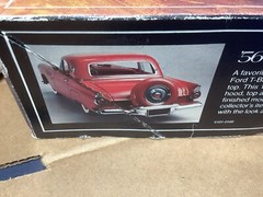 1/24 scale model kit Metal Plastic 56 T Bird Chrome Taillights No Box