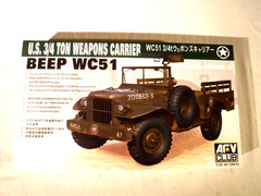 1/35 AFV Club Beep Build 1 of 2 Ways 3/4 Ton 4X4 Truck # 35S15