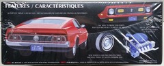 007 1971 Ford Mustang MACH 1 w 351 V8 Molded Red 1/25 Plastic Model Kit NEW 2022