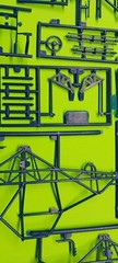 Ford Racing Monster Truck Pickup 1/25 Frame Axles Rear End Roll Cage Chassis