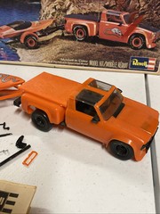 1970s REVELL RIVER RAT Model Kit – Chevy Luv Pickup Boat Trailer BUILT