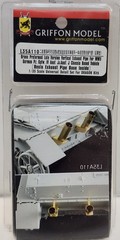 Griffon Model 1/35 Detail Set Resin PE Exhaust Pipe WWII German Pz.Kpfw IV Tank