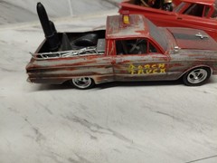 Model Junkyard/parts Plastic , Nice Custom Race Car Lot Of 4 Pickup ,elcamino