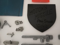 Vintage Assortment of Model Junkyard Parts & Vintage Directions