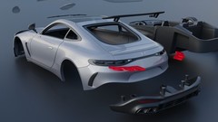 ABS-LIKE RESIN 3D PRINTED 1/25 2025 2025 MERCEDES AMG GT 63 COUPE KIT