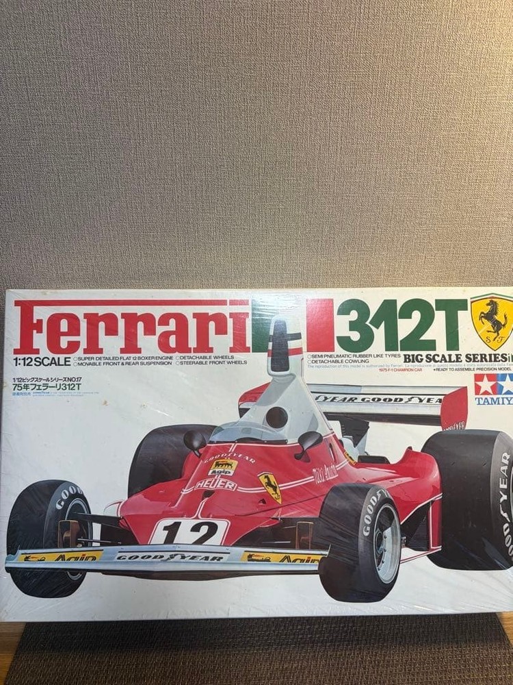Tamiya Ferrari 312T 75 years Big Scale Series No.17 1/12 Model Kit 1976 Toy