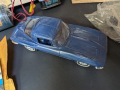 🔥VTG 1965 COX GAS POWERED CORVETTE STING RAY ORIGINAL BOX COMPLETE W/ GLOW FUEL