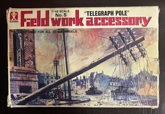 Bandai 1/48 Telegraph Pole Fieldwork Accessory Kit #8233 Parts Sealed See Photos