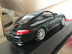 1/43 MINICHAMPS PORSHE 911 , Carrera 4, 2003, black met. mint ++!