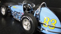 Hot Rod Race Car Formula 1 18 Racing Vintage 12Midget24 Custom Built Metal Model