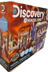 Discovery Mindblown DIY Model Engine Kit – 4-Cylinder STEM Toy for Kids & Adults