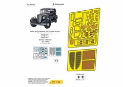 1/35 GAZ-M1 (Zvezda) Photo-etched detailing set