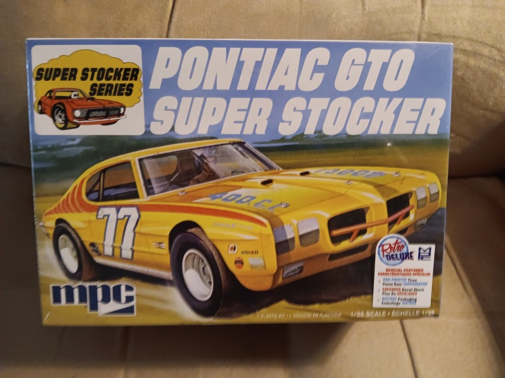 MPC #939M 1970 Pontiac GTO Super Stocker,1/25 Plastic Model Kit. NOS
