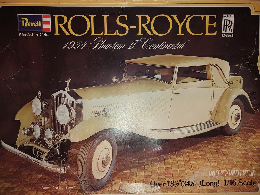 Revell Rolls-Royce 1934 Phantom I Continental 1/16 Scale H-1294